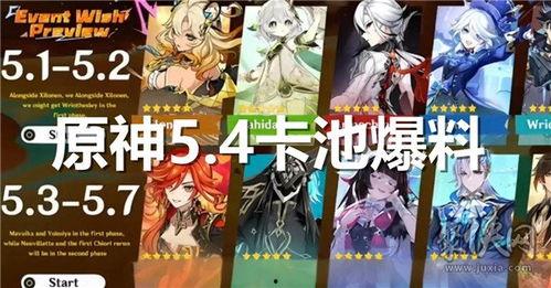 原神卡池最新爆料4.6,神秘新角色即将登场，惊喜不断！